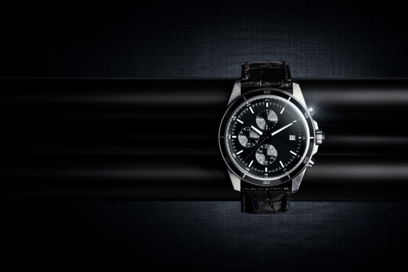 Luxury Watch Black Background