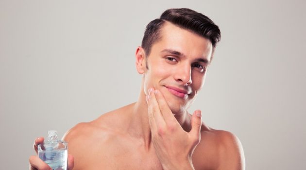 How To Make Your Smooth & Gentle Shave More Eco-Friendly? Male Touching Face Aftershave Grooming