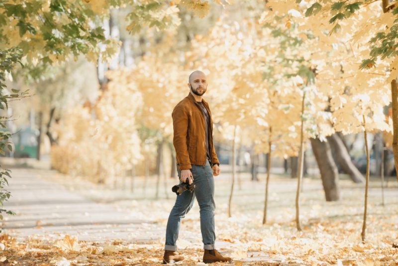 Man in Brown Suede Jacket » Style Ideas for Men's Brown Suede Jackets Man in Brown Suede Jacket