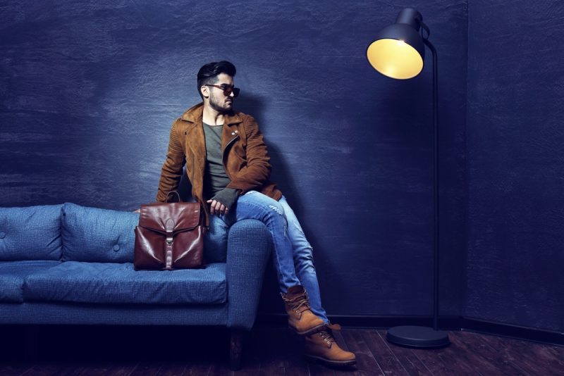 Man in Suede Biker Jacket » Style Ideas for Men's Brown Suede Jackets Man in Suede Biker Jacket