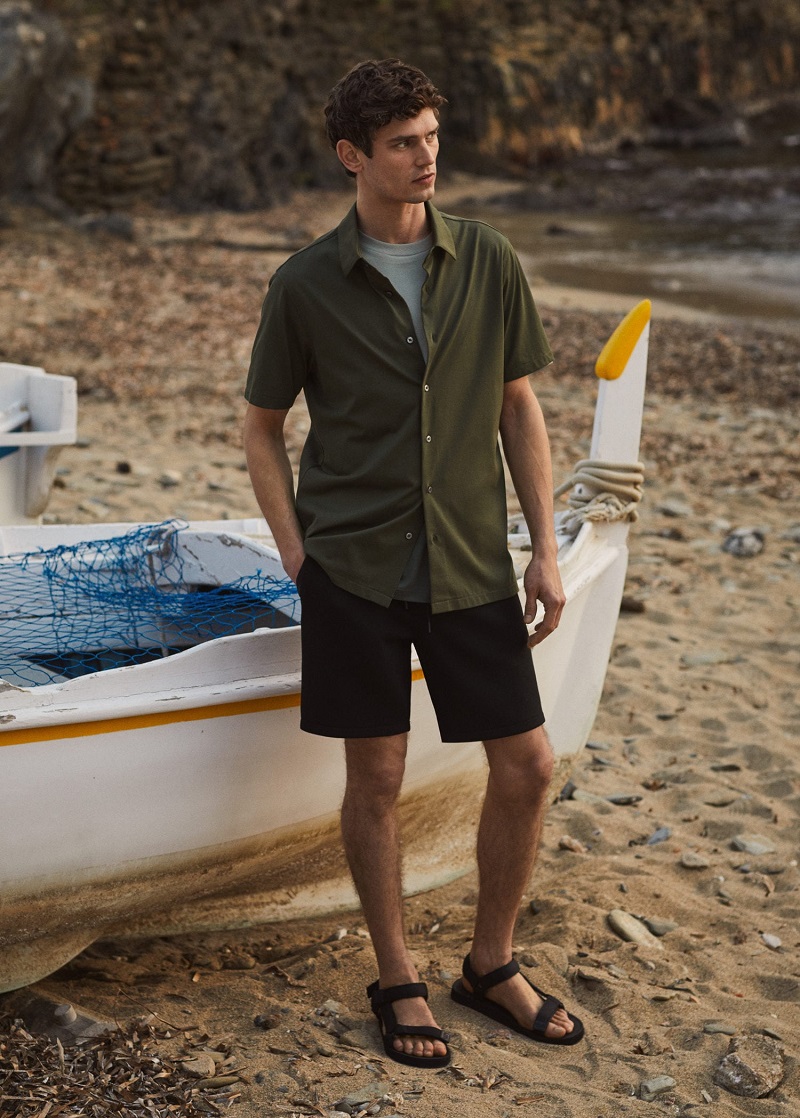 Mango enlists Arthur Gosse as the face of its Leisure collection.