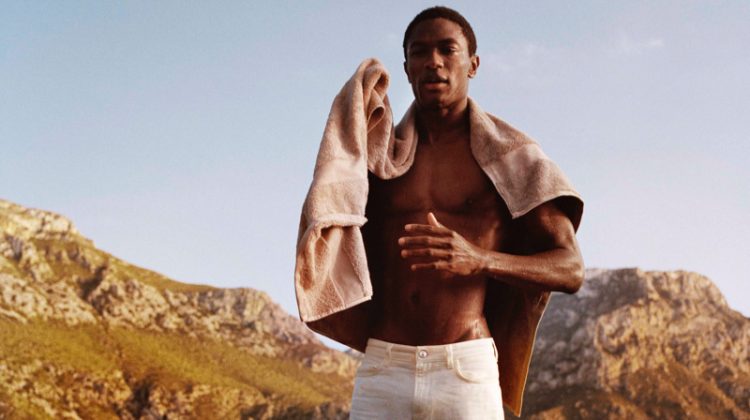 Hamid Onifade Takes to Betlem, Mallorca for Mango Committed