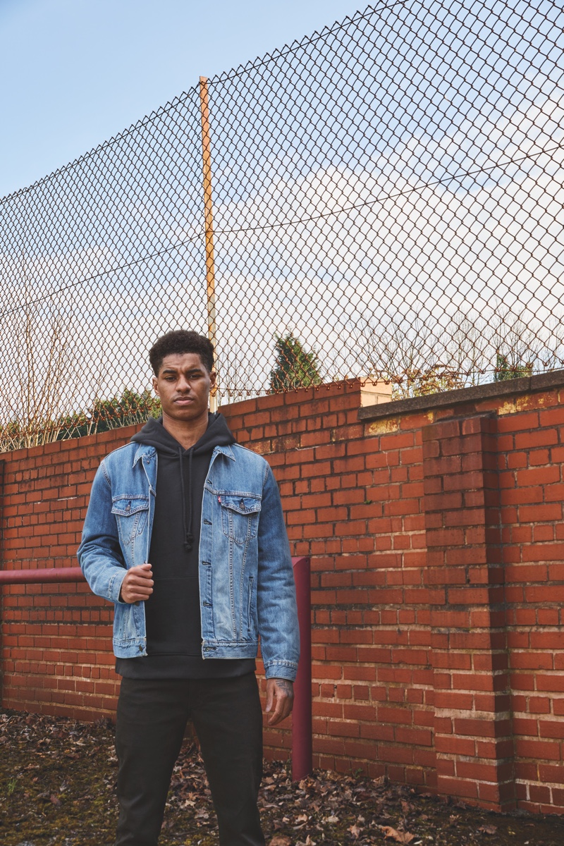 Levi's taps Marcus Rashford to star in its Buy Better, Wear Longer campaign.