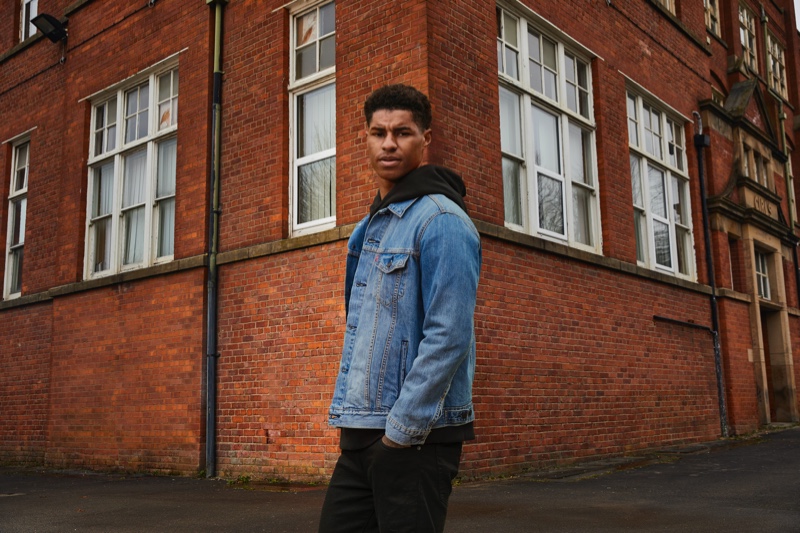 Marcus Rashford fronts Levi's Buy Better, Wear Longer campaign.