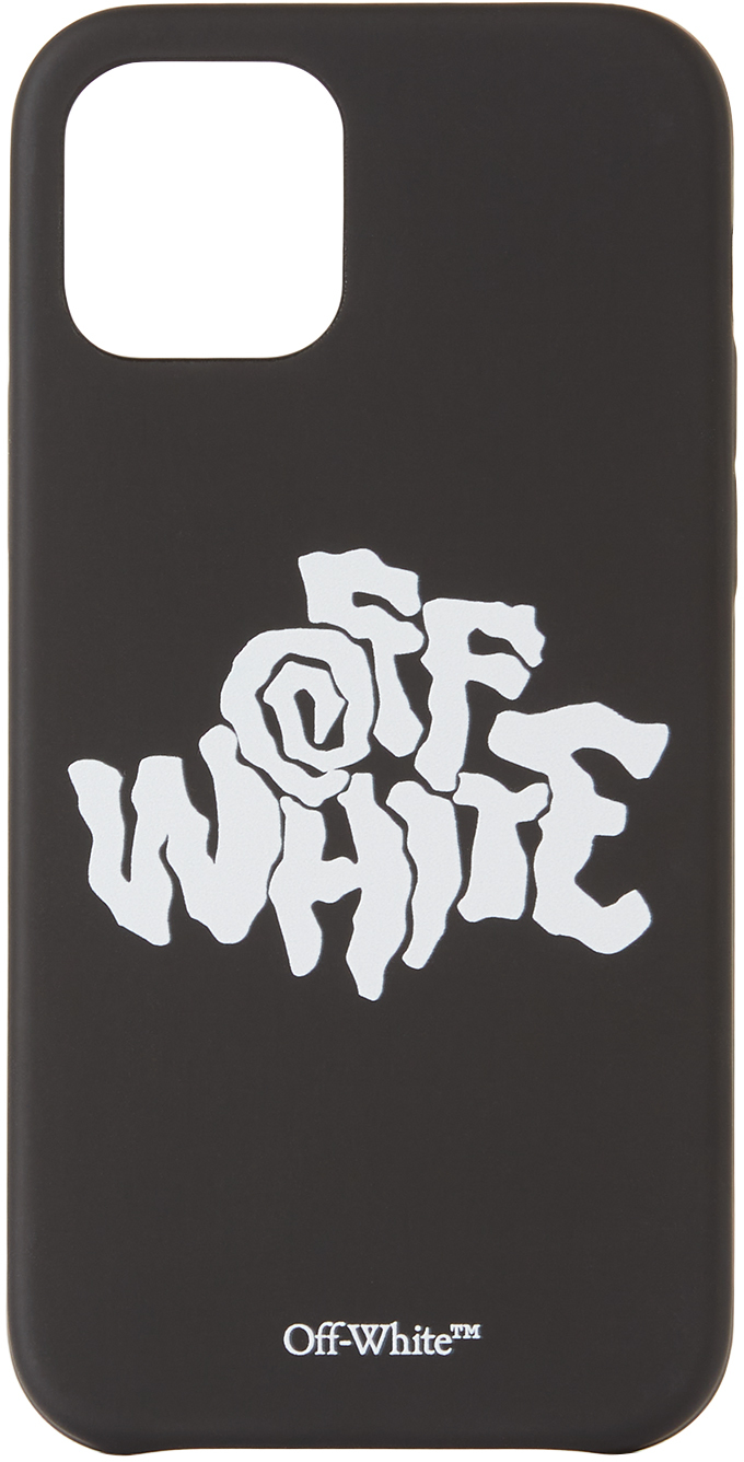 Off-White Black Blur Logo iPhone 12 & iPhone 12 Pro Case ...