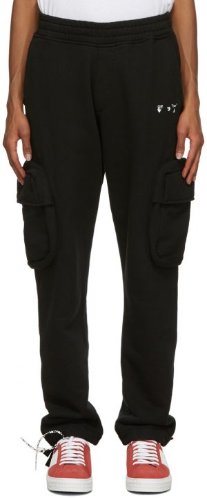 Off-White Black Logo Cargo Pants Off-White Black Logo Cargo Pants