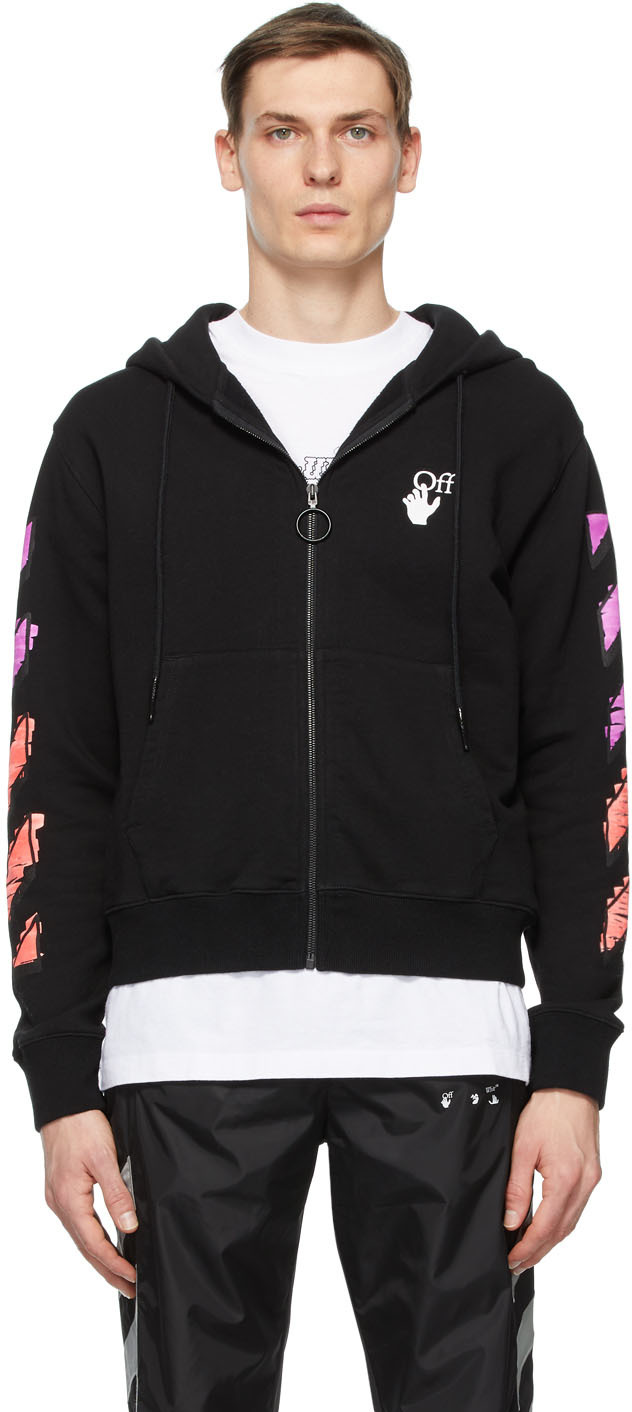 Off White Zip Hoodie, Buy Now, Store 