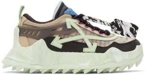 Off-White Black & Green Odsy-1000 Sneakers Off-White Black & Green Odsy-1000 Sneakers