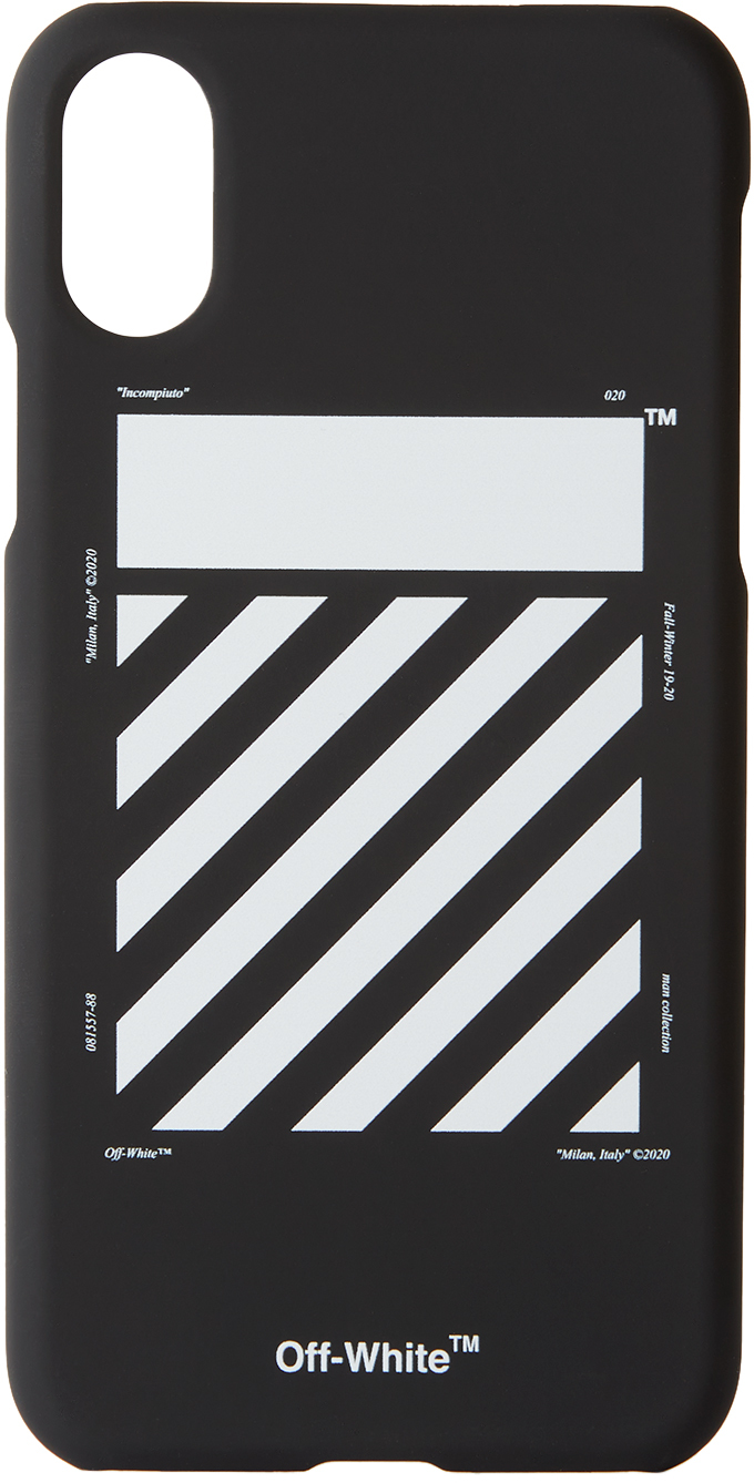 Off White Black White Diagonal Iphone X Case The Fashionisto