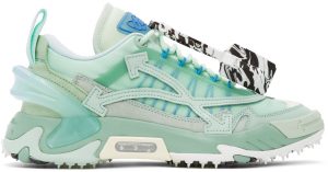 Off-White Green & Blue Odsy-2000 Sneakers Off-White Green & Blue Odsy-2000 Sneakers