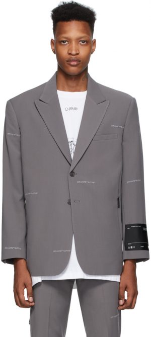 Off-White Grey Ex President Blazer Off-White Grey Ex President Blazer