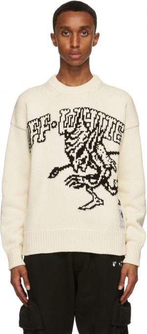 Off-White Off-White 'For The Nature' Elfin Sweater Off-White Off-White 'For The Nature' Elfin Sweater