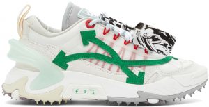 Off-White Off-White & Green Odsy-2000 Sneakers Off-White Off-White & Green Odsy-2000 Sneakers