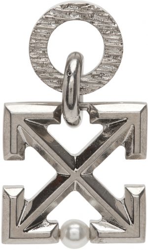 Off-White Silver Arrows Single Earring Off-White Silver Arrows Single Earring