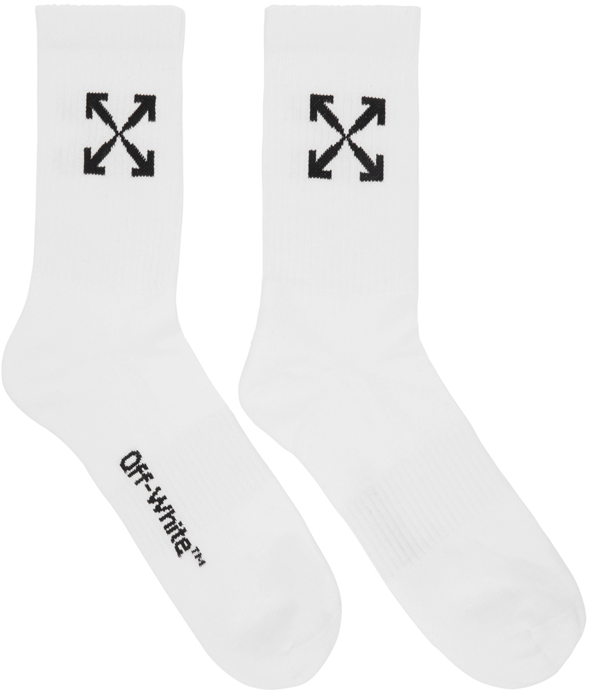 Off-White White Arrows Sport Socks | The Fashionisto