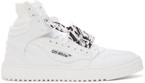 Off-White White Canvas Off Court 3.0 High-Top Sneakers Off-White White Canvas Off Court 3.0 High-Top Sneakers