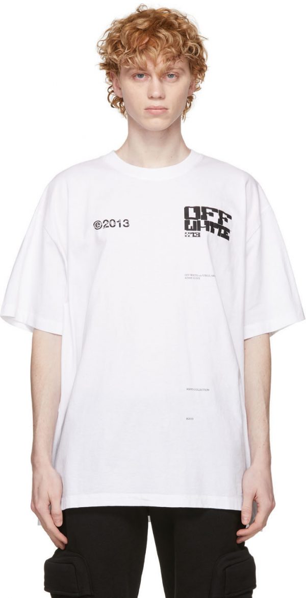 Off-White White Tech Marker T-Shirt | The Fashionisto