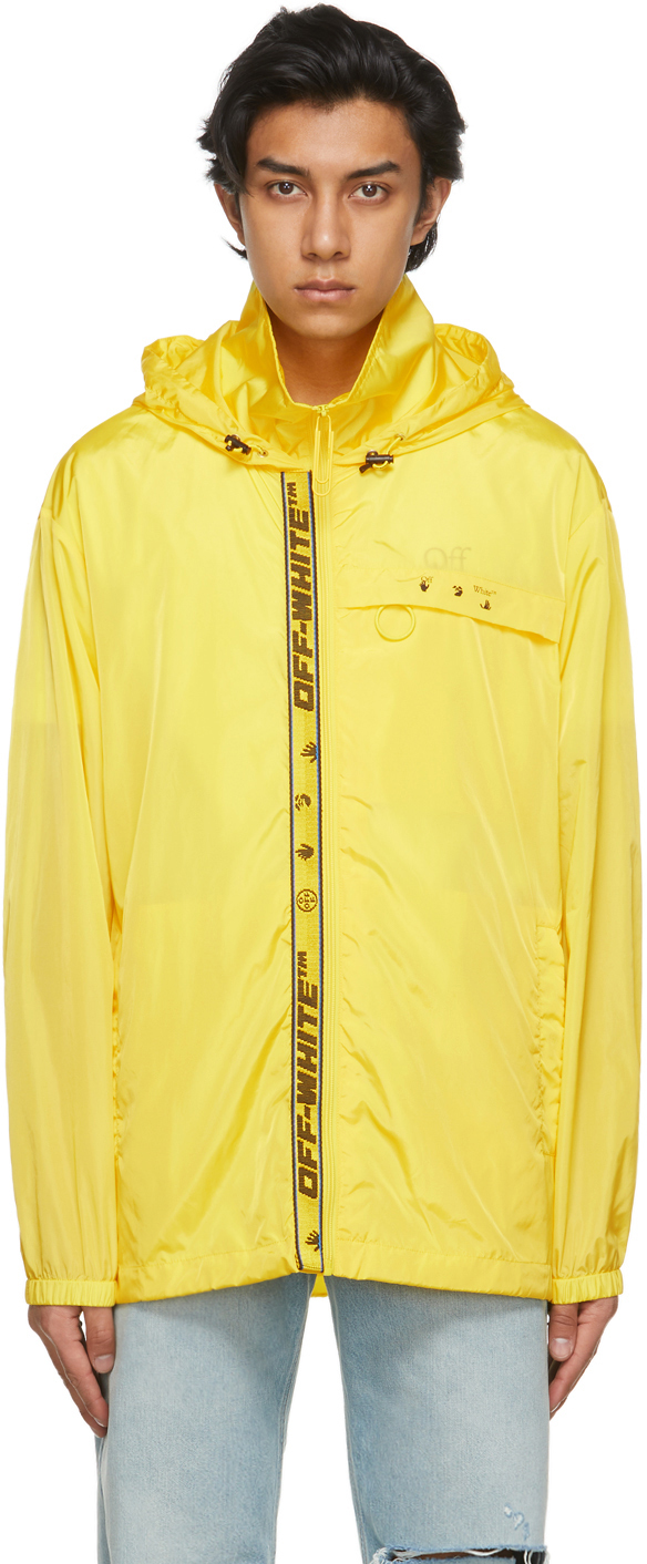 Off-White Yellow Maize Windbreaker Jacket | The Fashionisto