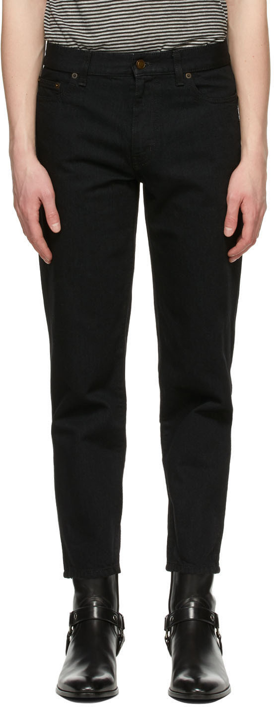 carrot fit black jeans