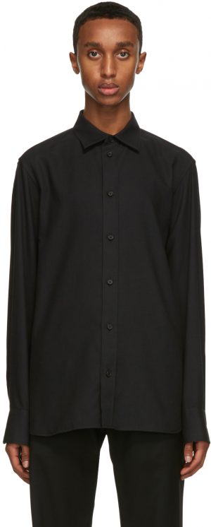 The Row Black Robin Shirt The Row Black Robin Shirt