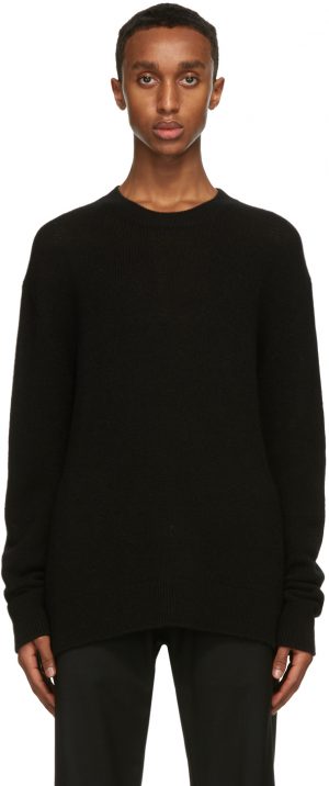The Row Black Stefan Sweater The Row Black Stefan Sweater