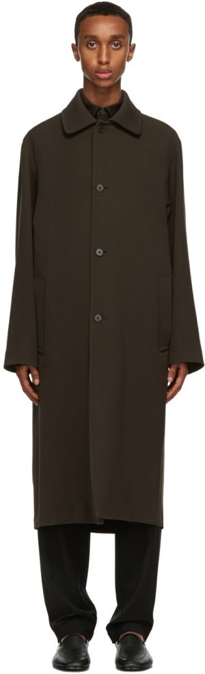 The Row Brown Rafi Coat The Row Brown Rafi Coat