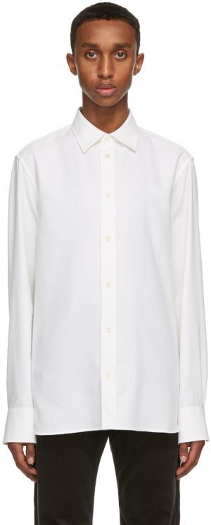 The Row White Robin Shirt The Row White Robin Shirt