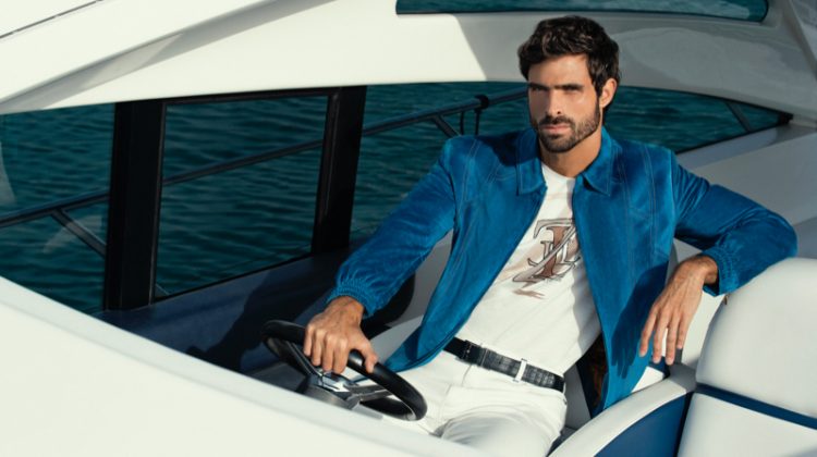 Juan Betancourt fronts ZILLI's spring-summer 2021 campaign.