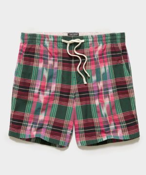 7" Ikat Madras Weekend Short in Multi 7" Ikat Madras Weekend Short in Multi