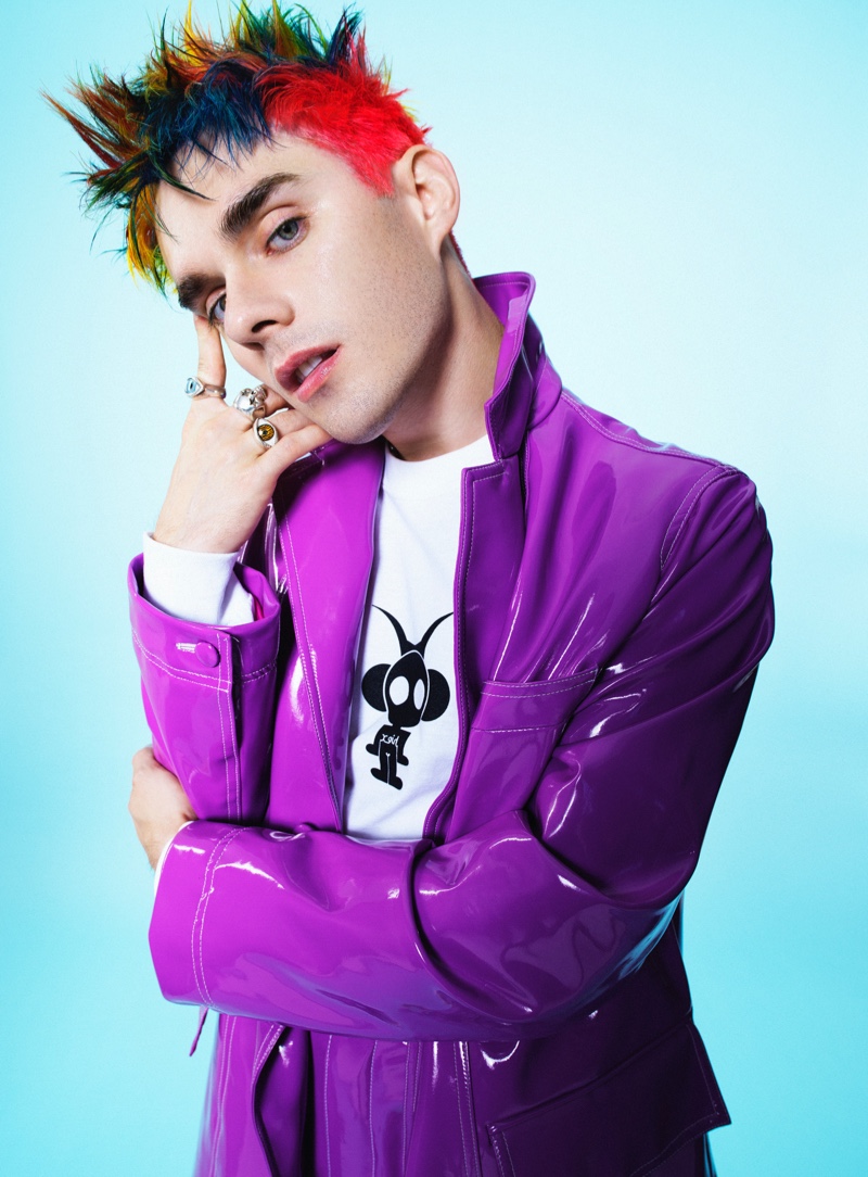 Waterparks' Awsten Knight Brings His Colorful Personality to VMAN