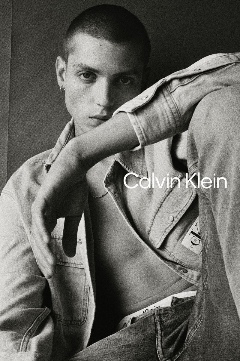 Tom Rey stars in Calvin Klein Jeans' spring-summer 2021 campaign.