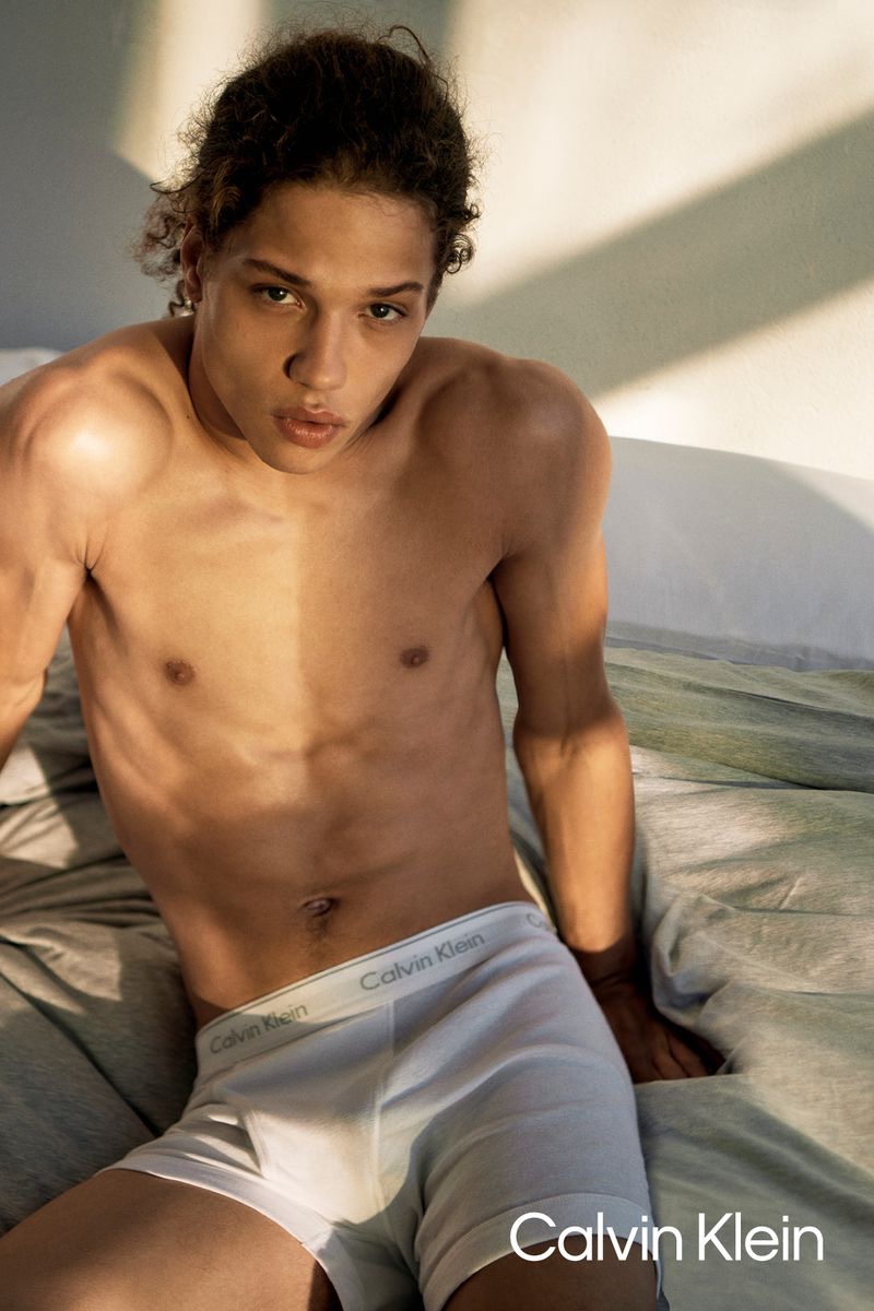 Jaleen Oliver stars in Calvin Klein's spring-summer 2021 underwear campaign.