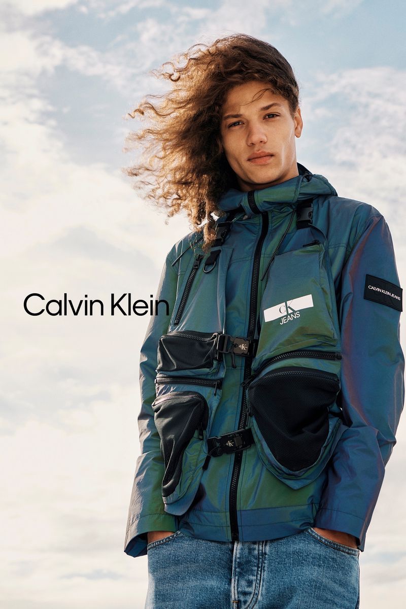 Front and center, Jaleen Oliver stars in Calvin Klein's spring-summer 2021 jeans campaign.