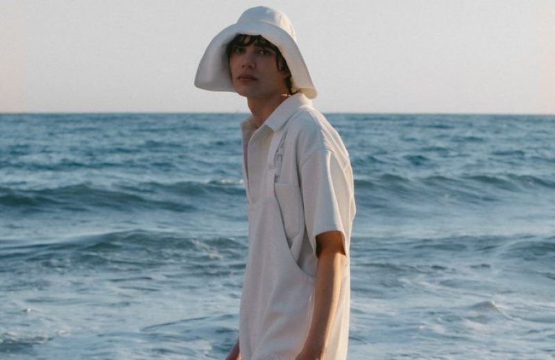 Emporio Armani Goes Nautical for Sustainable Capsule Collection Hernan Cano sports overalls and a safari hat from Emporio Armani's spring-summer 2021 sustainable capsule collection.