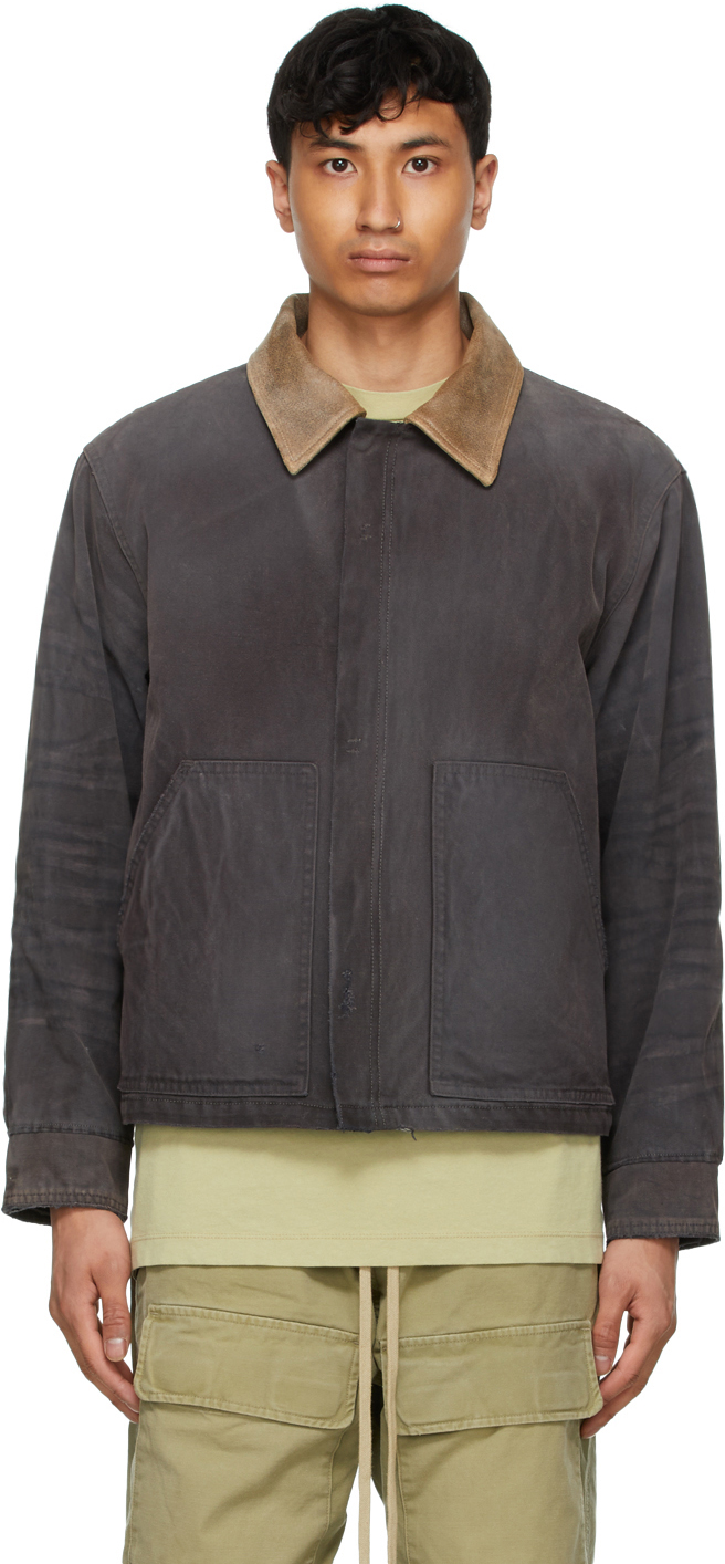 fear of god suede jacket