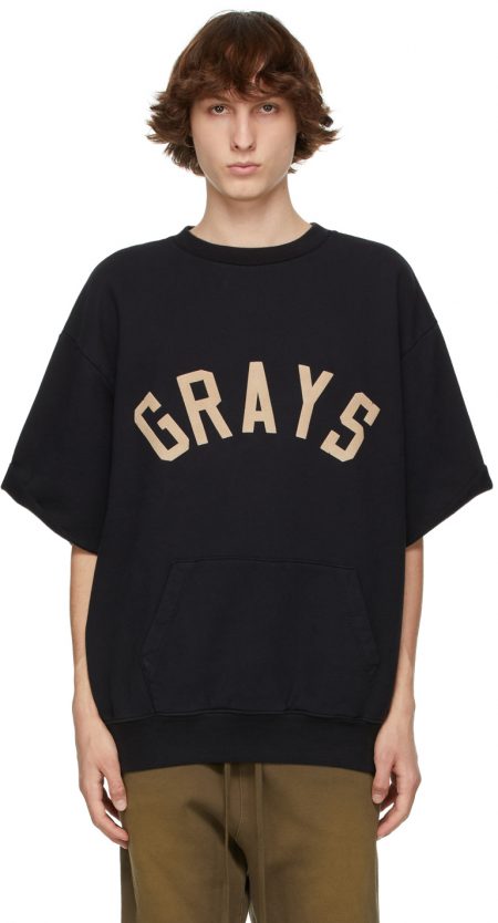 fear of god grays 3 4 sleeve sweatshirt