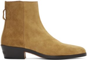 Fear of God Ermenegildo Zegna Beige Suede Texas Boots Fear of God Ermenegildo Zegna Beige Suede Texas Boots