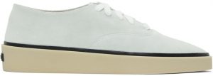 Fear of God Ermenegildo Zegna Off-White Suede Low-Top Sneakers Fear of God Ermenegildo Zegna Off-White Suede Low-Top Sneakers