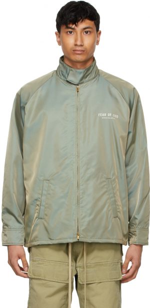 Fear of God Green Iridescent Souvenir Jacket Fear of God Green Iridescent Souvenir Jacket