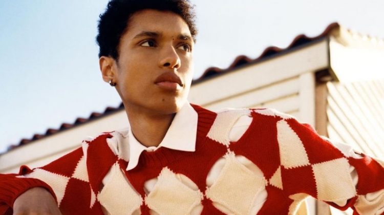 Gilbert Van Damme Dons Colorful Fashions for Telegraph Luxury