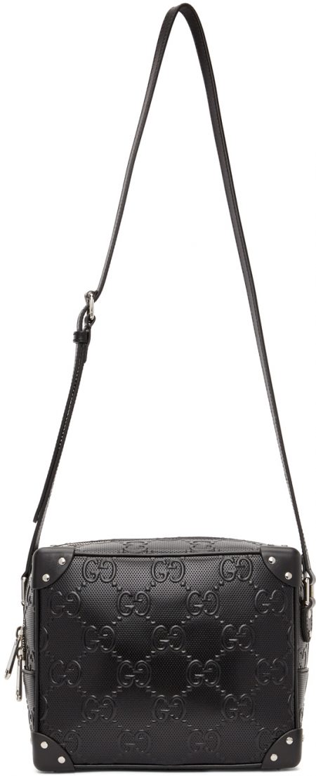 gg embossed messenger bag