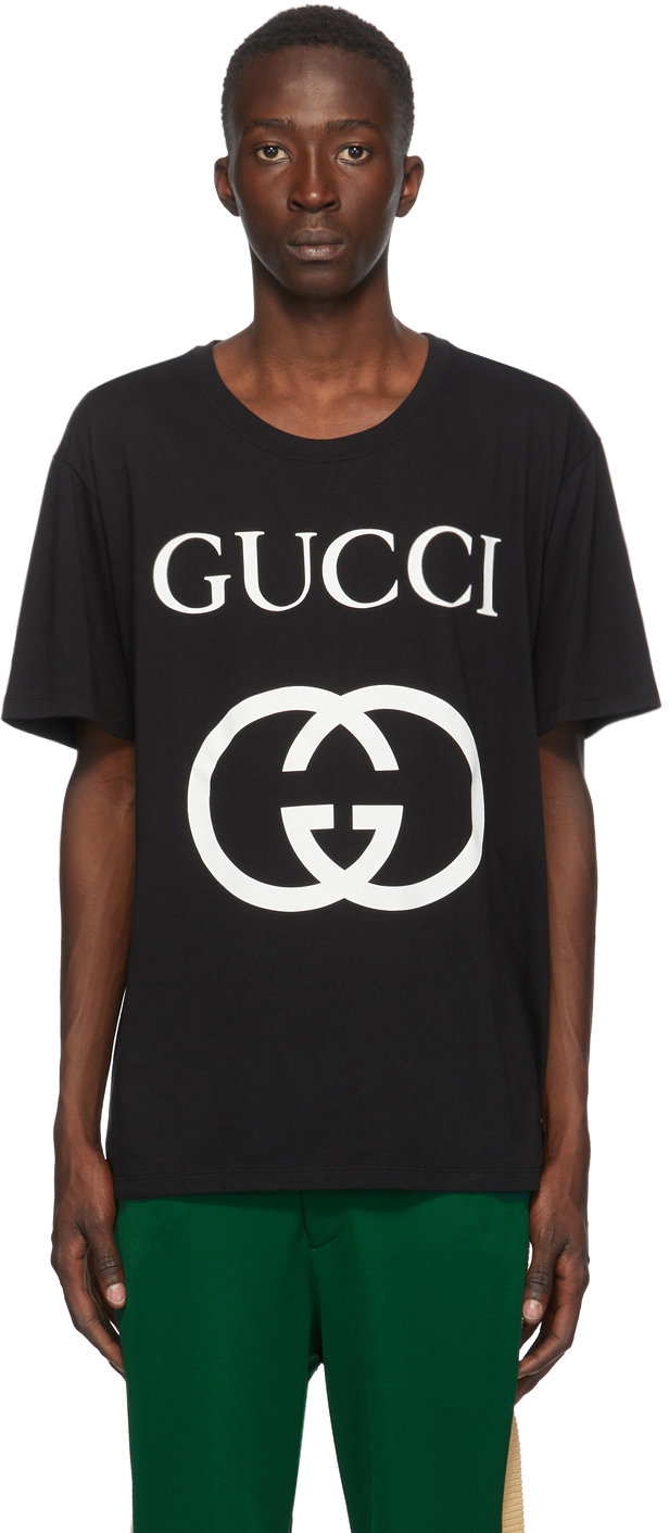 Gucci Black Interlocking G T-Shirt | The Fashionisto