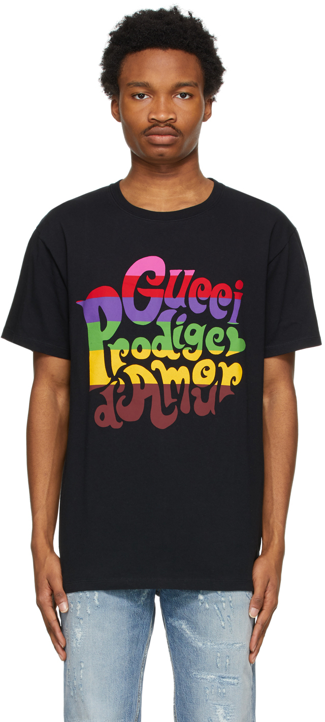 Gucci Black Prodige D Amour T Shirt The Fashionisto