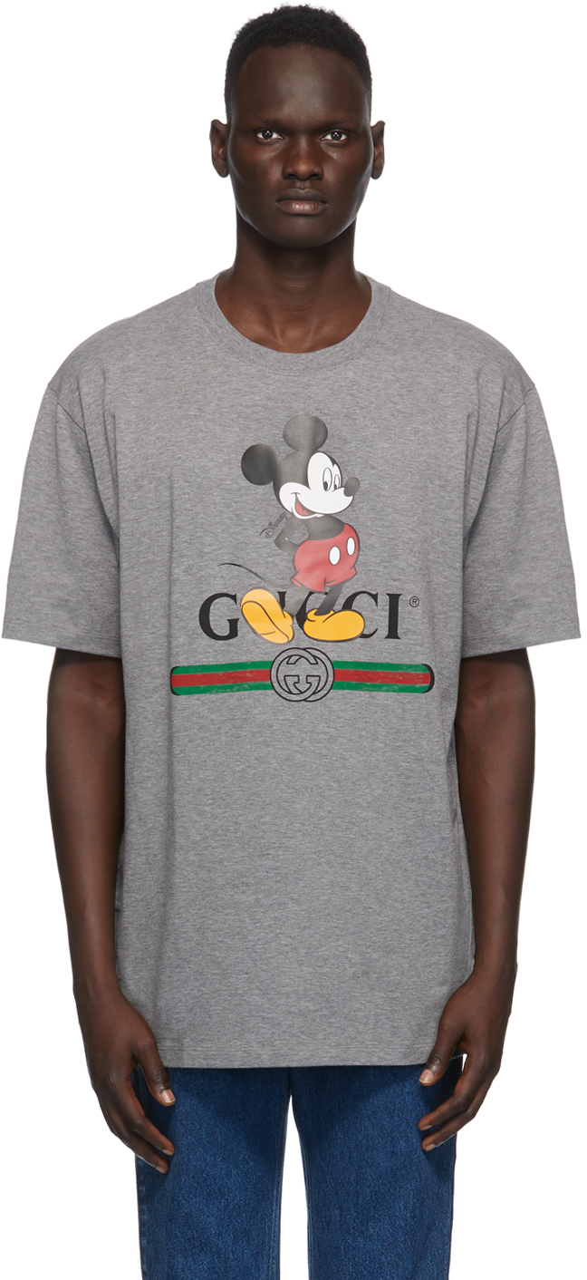 Gucci Grey Disney Edition Oversized Shirt | The Fashionisto