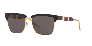 Gucci Man Gg0603s - Frame color: Shiny Black, Lens color: Grey-Black, Size 56-16/145 Gucci Man Gg0603s - Frame color: Shiny Black, Lens color: Grey-Black, Size 56-16/145
