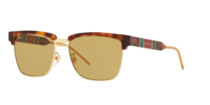 Gucci Man Gg0603s - Frame color: Tortoise, Lens color: Yellow, Size 56-16/145 Gucci Man Gg0603s - Frame color: Tortoise, Lens color: Yellow, Size 56-16/145