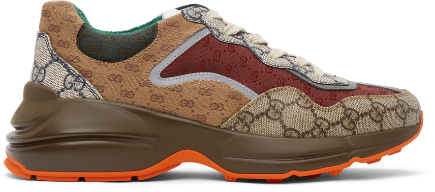 Gucci Multicolor GG Rhyton Sneakers | The Fashionisto