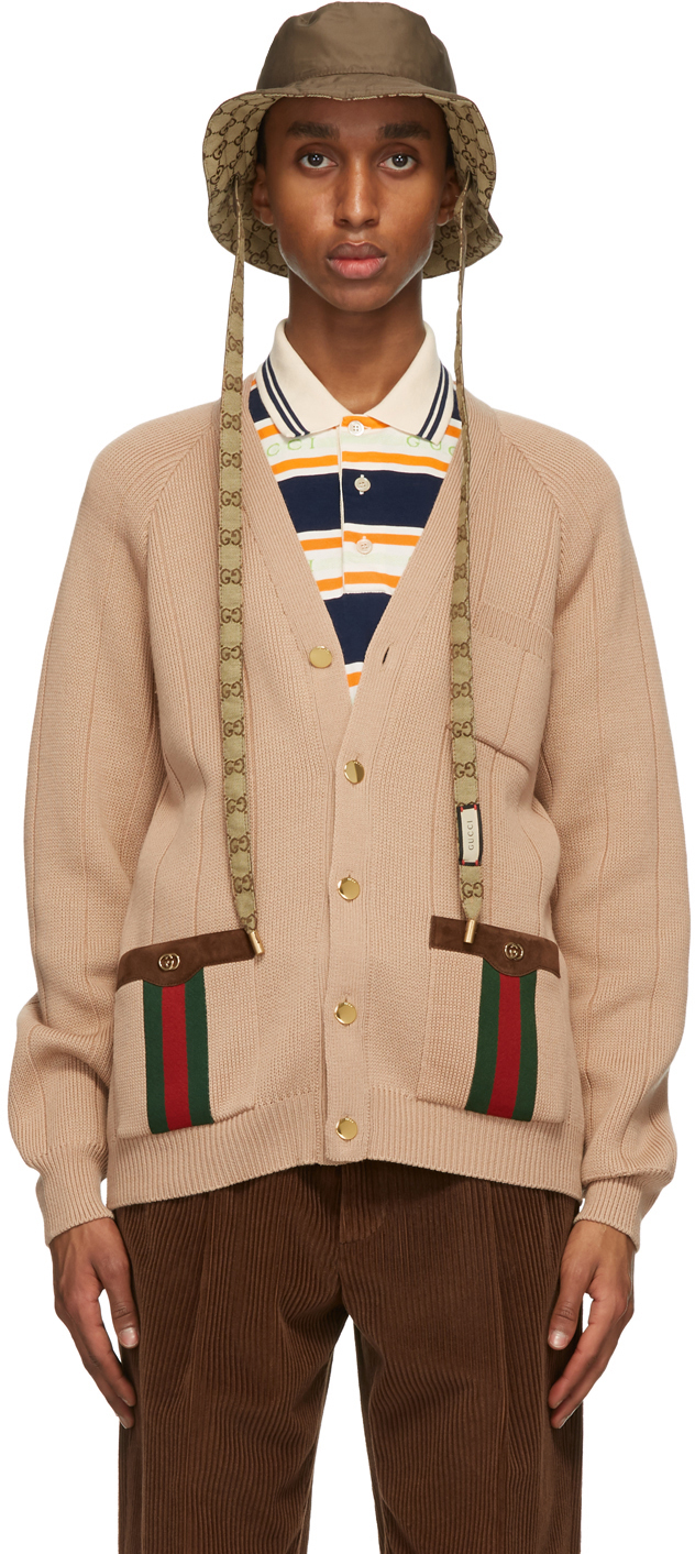 Gucci Reversible Brown Canvas GG Bucket Hat The Fashionisto