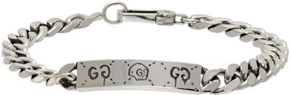 gucci ghost bracelet used