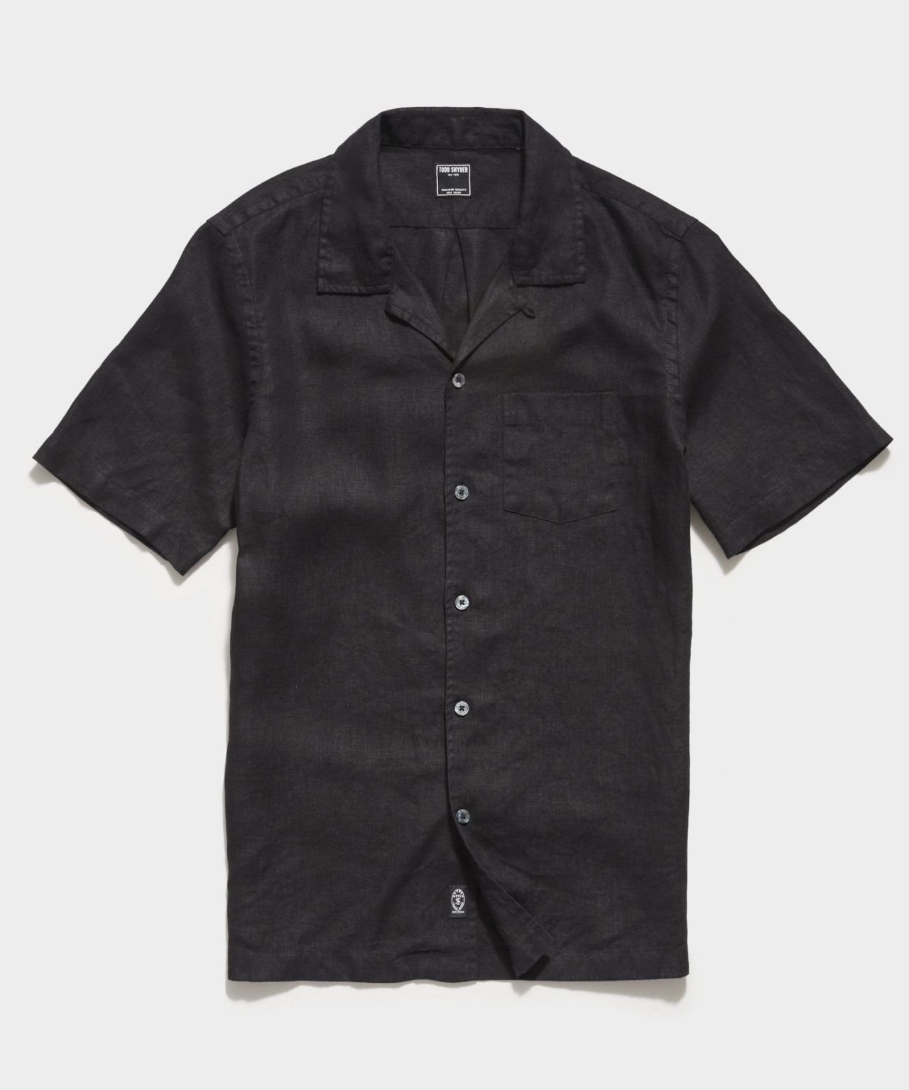 womens black camp shirt